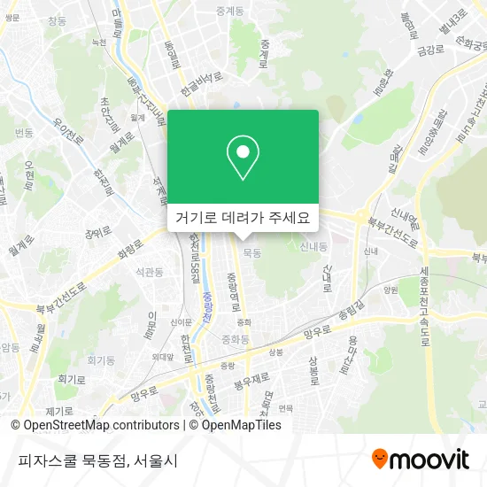 피자스쿨 묵동점 지도