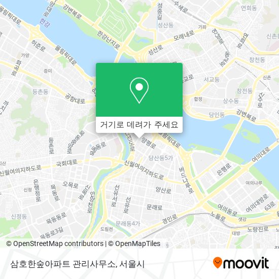 삼호한숲아파트 관리사무소 지도