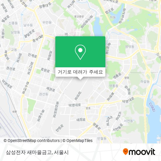 삼성전자 새마을금고 지도