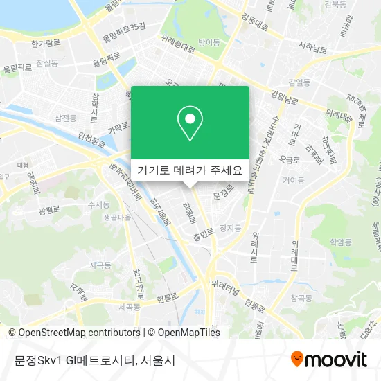 문정Skv1 Gl메트로시티 지도