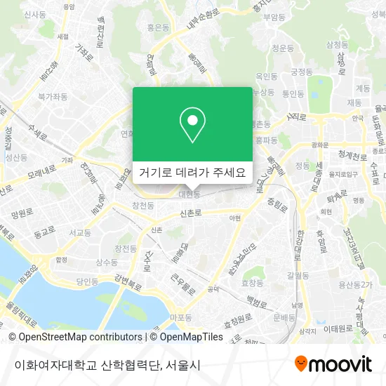 이화여자대학교 산학협력단 지도