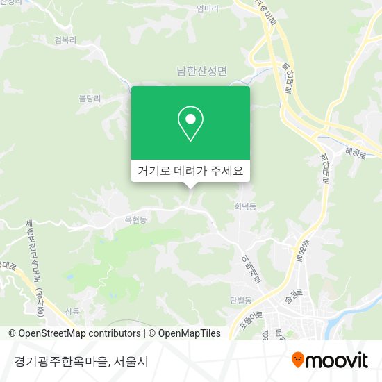 경기광주한옥마을 지도