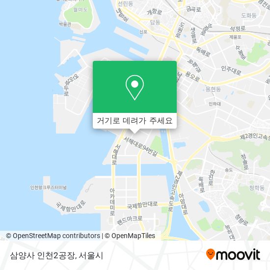 삼양사 인천2공장 지도