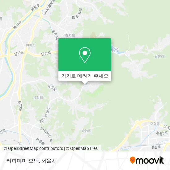 커피마마 오남 지도