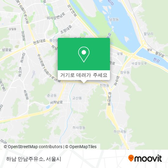 하남 만남주유소 지도