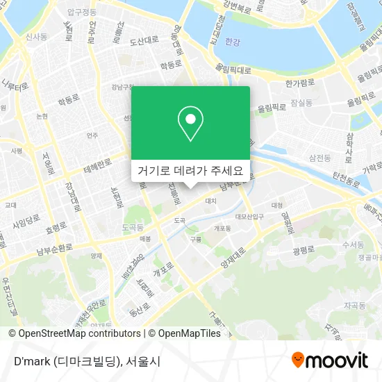 D'mark (디마크빌딩) 지도