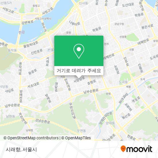 시래향 지도