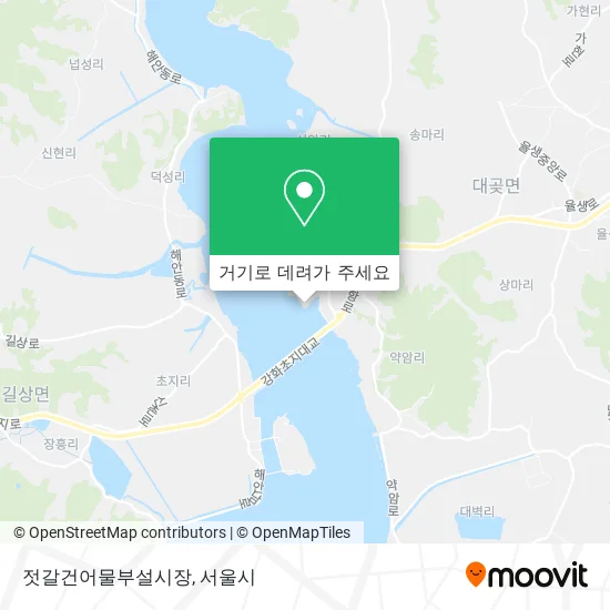 젓갈건어물부설시장 지도