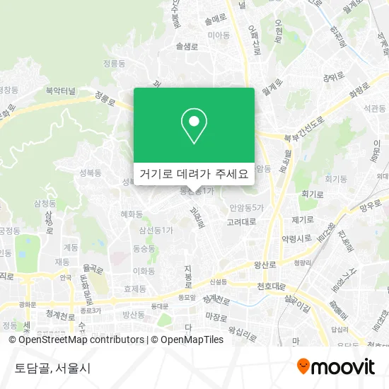 토담골 지도