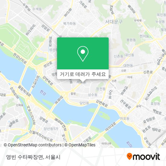 영빈 수타짜장면 지도