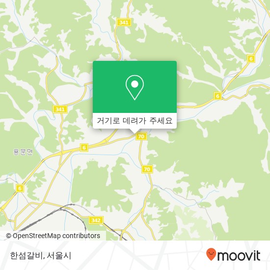 한섬갈비 지도