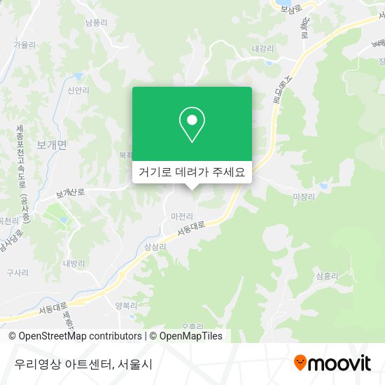 우리영상 아트센터 지도
