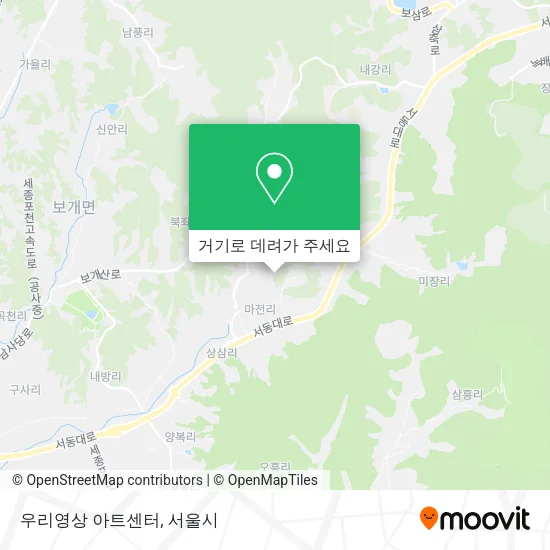 우리영상 아트센터 지도