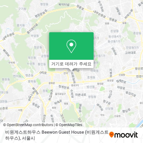 비원게스트하우스 Beewon Guest House 지도
