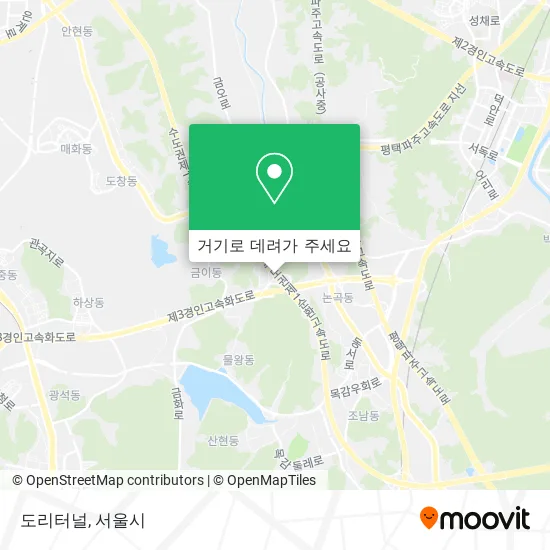 도리터널 지도