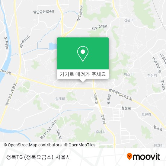 청북TG (청북요금소) 지도