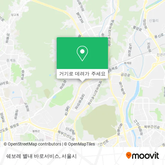 쉐보레 별내 바로서비스 지도