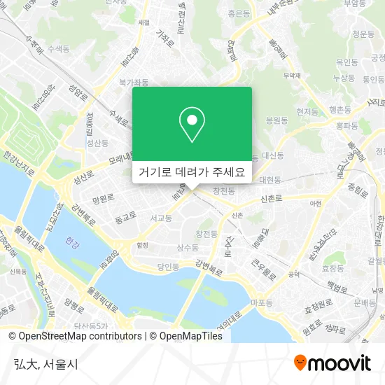 弘大 지도