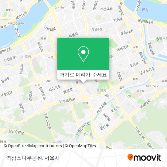 역삼소나무공원 지도