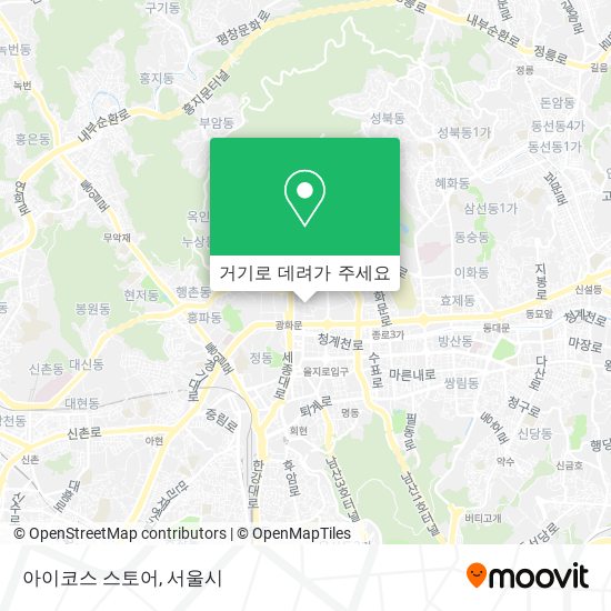 아이코스 스토어 지도