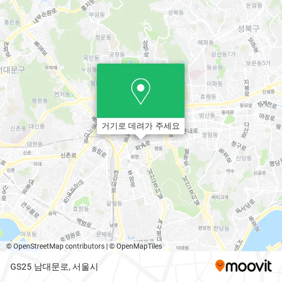 GS25 남대문로 지도