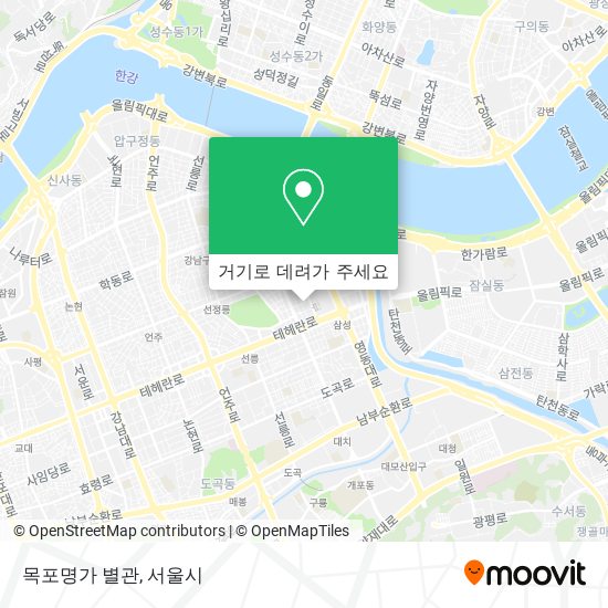 목포명가 별관 지도