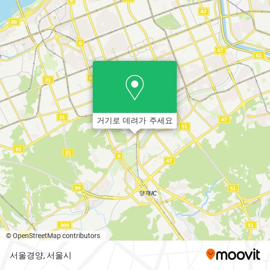 서울경양 지도