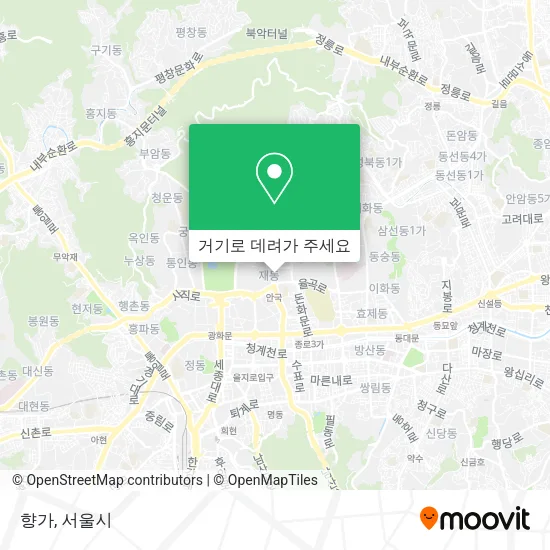 향가 지도