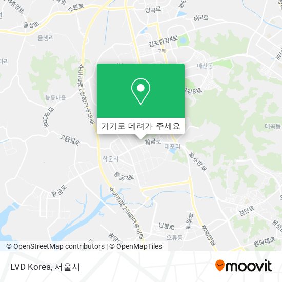 LVD Korea 지도