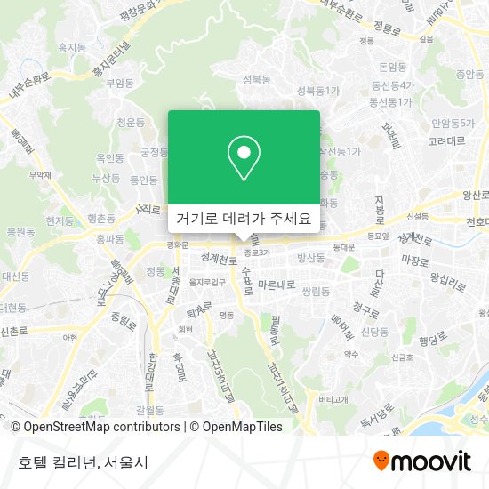 호텔 컬리넌 지도