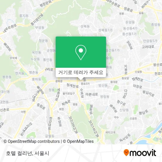 호텔 컬리넌 지도