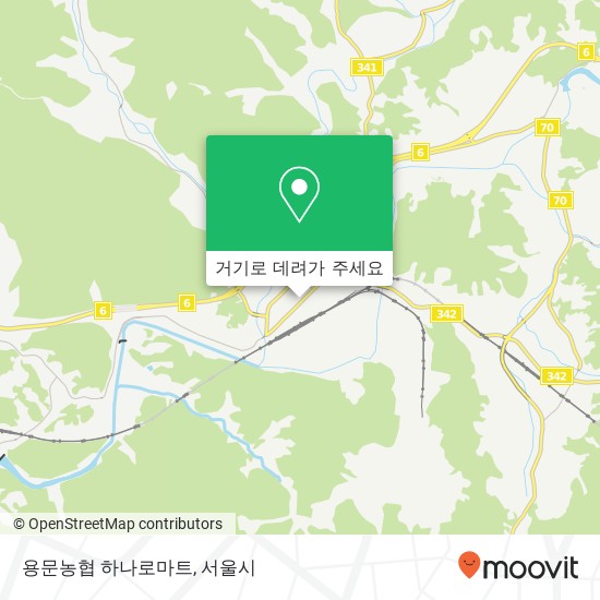 용문농협 하나로마트 지도