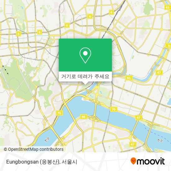 Eungbongsan (응봉산) 지도