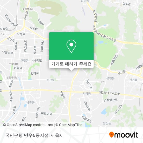 국민은행 만수6동지점 지도