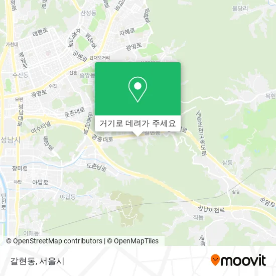 갈현동 지도