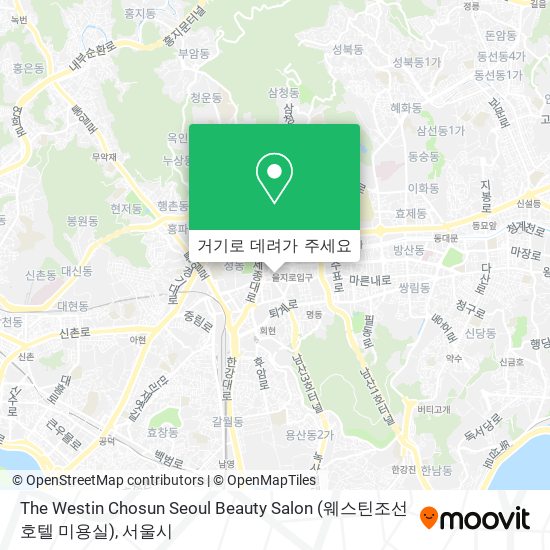 The Westin Chosun Seoul Beauty Salon (웨스틴조선호텔 미용실) 지도