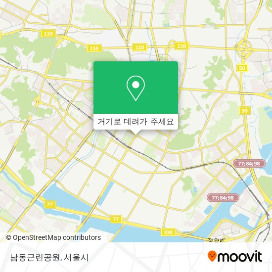 남동근린공원 지도