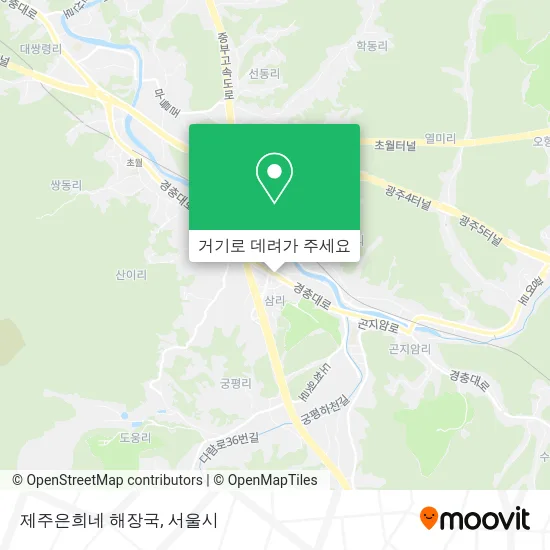 제주은희네 해장국 지도