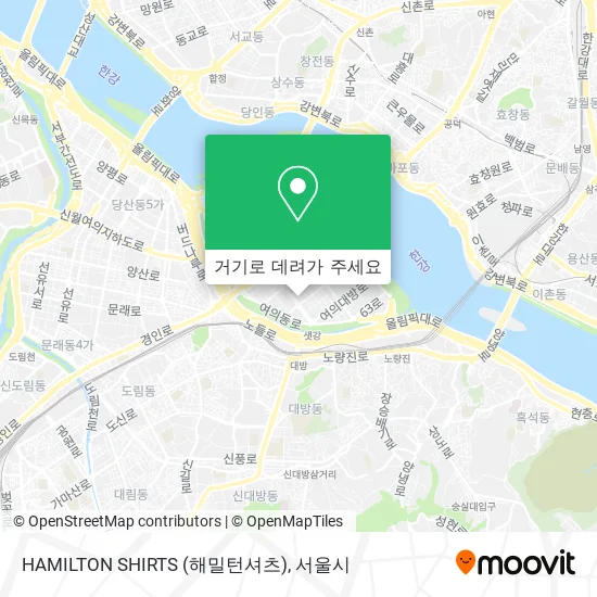 HAMILTON SHIRTS (해밀턴셔츠) 지도
