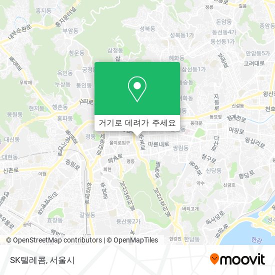 SK텔레콤 지도