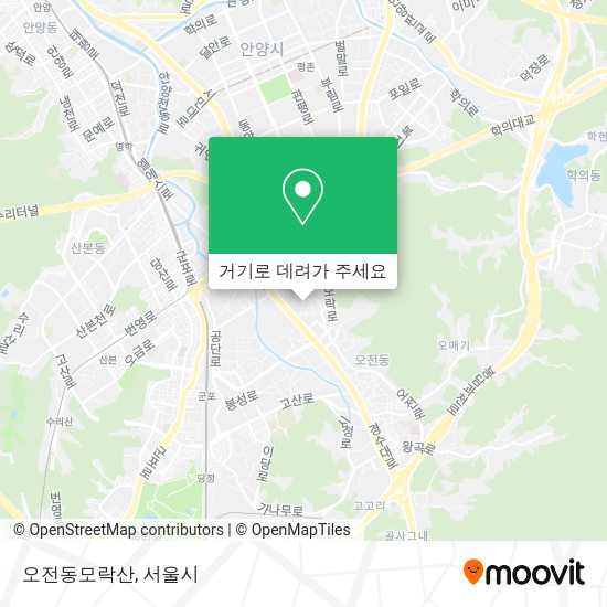 오전동모락산 지도