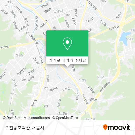 오전동모락산 지도