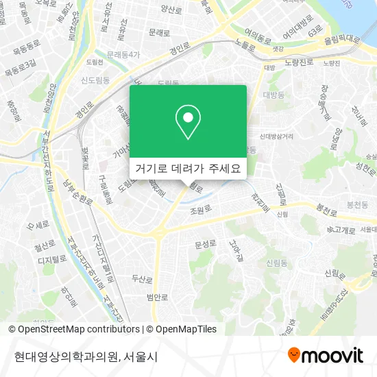 현대영상의학과의원 지도
