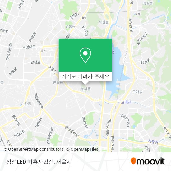 삼성LED 기흥사업장 지도