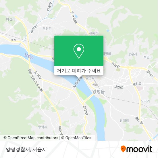 양평경찰서 지도