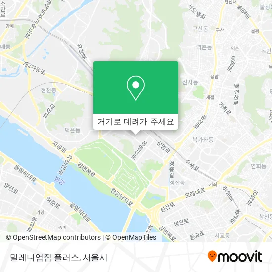 밀레니엄짐 플러스 지도