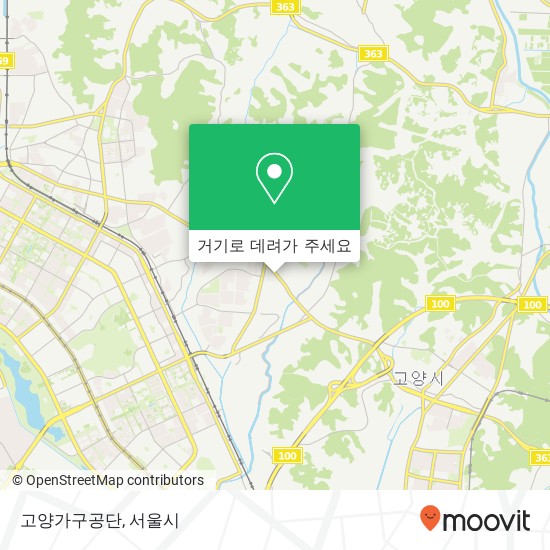 고양가구공단 지도