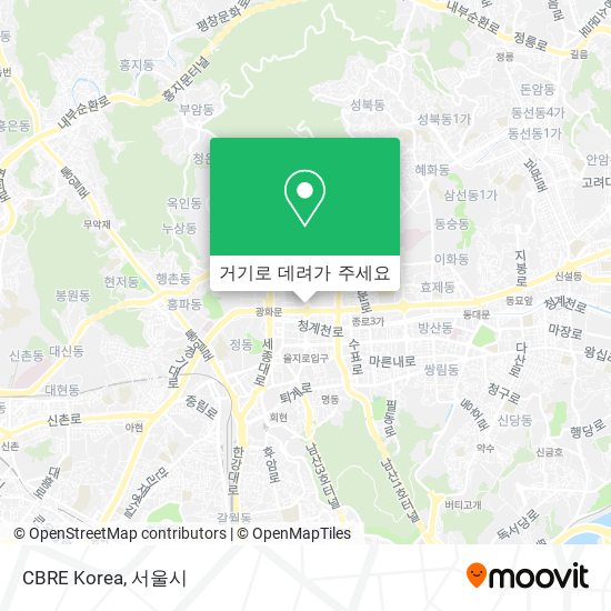 CBRE Korea 지도