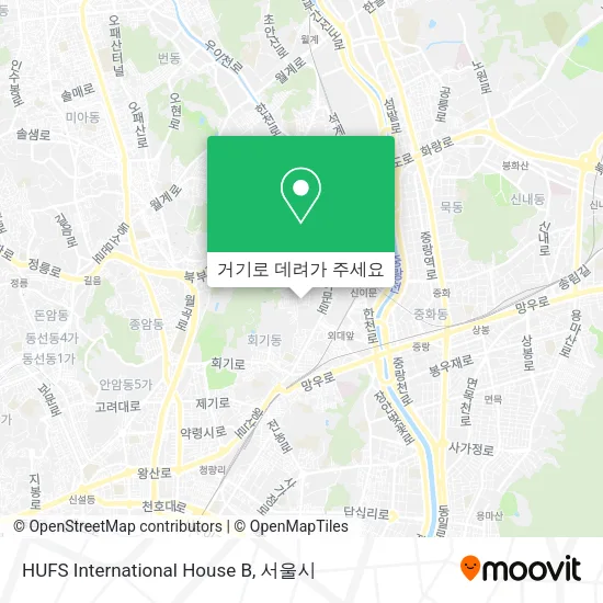 HUFS International House B 지도