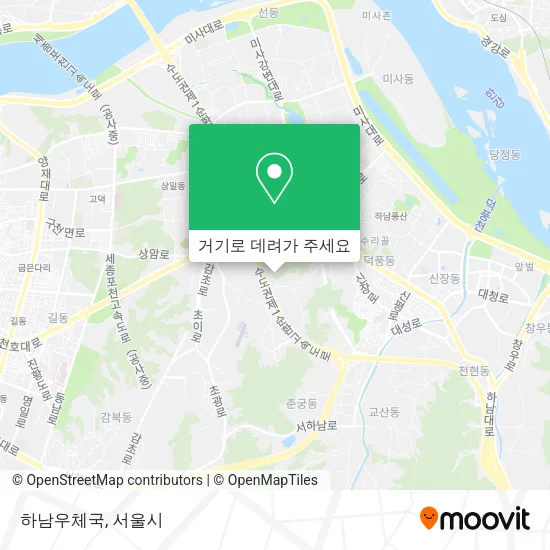 하남우체국 지도